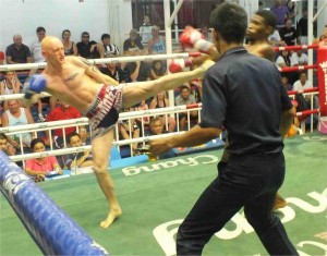 Trainer steps up to the fight