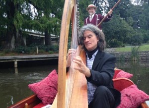 Strings draw harpist back