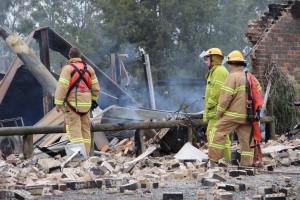 Woori Pub destroyed