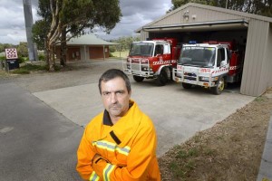 Robber burns CFA