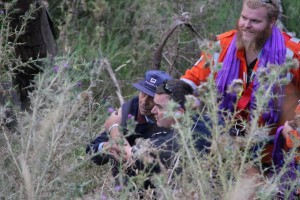 Man rescued from bush