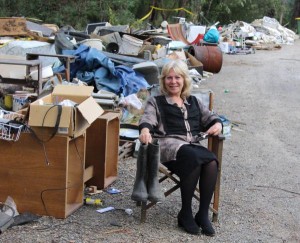 Sticky rubbish situation