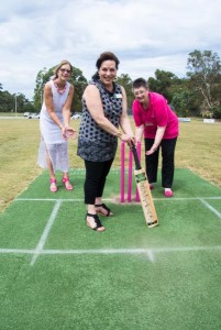 Tickled pink over cricket fund-raiser