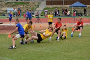 Athletes jump back into action