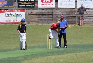 Cricketers have a carnival