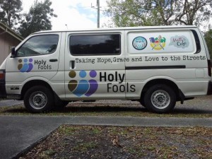 Police call for help in charity van chase