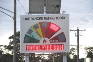 Danger sign in community court