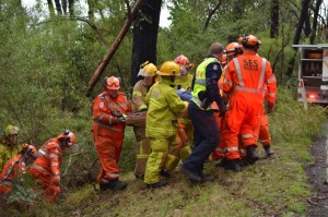 Woman, 79, trapped in crash