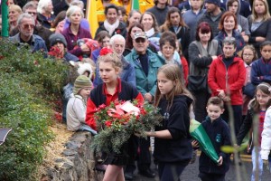 Record numbers stop to remember