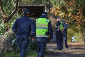 Heavy police presence at ‘civil matter’
