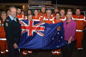 SES flies the flag for Victoria