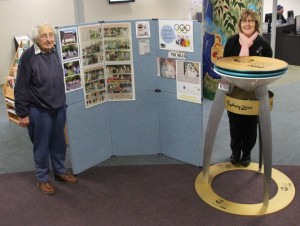 Torch jogs Olympic memory