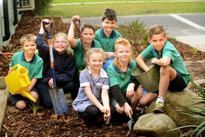 Primary green thumbs sprout out