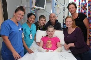 Their own little miracle: family’s emotional battle with flesh-eating bug