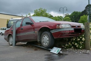 Crash drivers escape unhurt