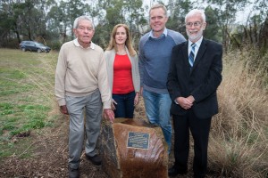 Plaque unveiled for town icon