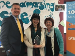 Cancer champion’s well-earned reward