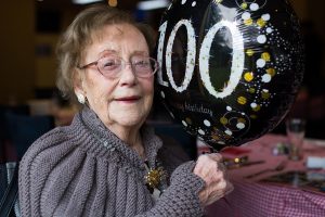 At 100, life’s a party for Myra