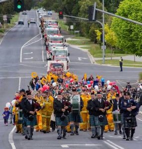 Festive spirit on parade