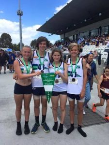 Medals to relay teams
