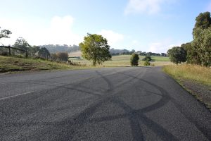 Hoons wreak havoc on dangerous road