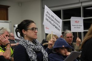 Protesters jump the gun