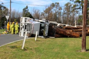 Lack of speed caused roll over