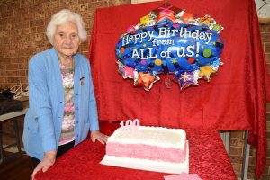 Evergreen centenarian loved her greens