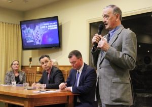 Glare defends police in schools