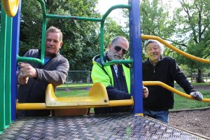 Putting an old playground to good use