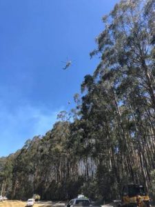 Quick response averts danger