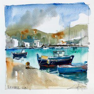 The travelling artist