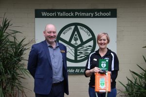 New defibrillator for primary school