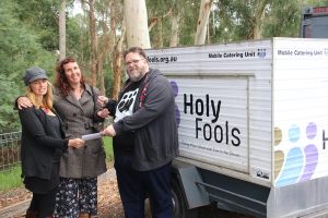 Holy Fools donate trailer to ECOSS