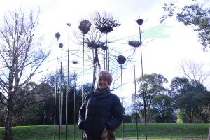 Artist opens new sculpture in Queens Park