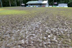 Oval’s mud mishap
