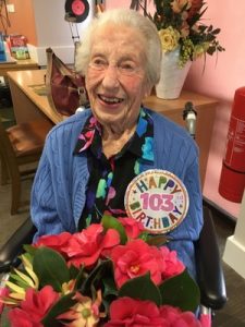 Moira marks 103