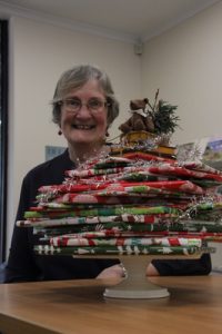 Book giveaway at the library
