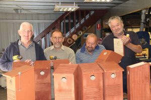 Men’s Shed builds bird boxes