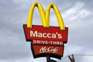 Macca’s coming!