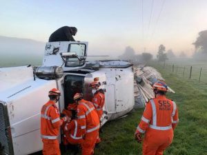 Truck rollover