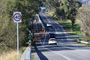 Pause button hit for road works