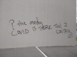 Vandals tag memorial