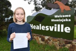 11 year old’s fight to preserve Healesville’s beauty