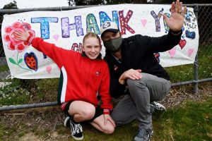 Giving thanks to parents