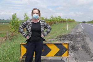 Melba Highway falling apart