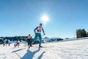 Alexandra Winter Olympian Casey Wright out of the sprint