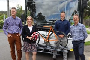Bus bike racks make travelling easier in Lilydale