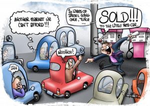 CARTOON: Petrol prices skyrocket