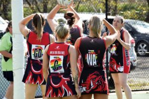 Yarra Glen netballers on show with bye for football